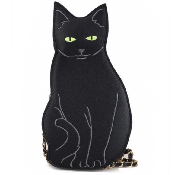 Ella & Elly Handbags - ELLA & ELLY Black Cat Crossbody Bag